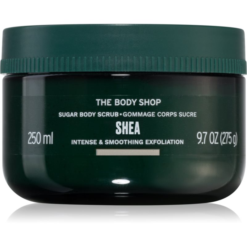 The Body Shop Shea Body Scrub exfoliant de corp cu zahăr unt de shea 240 ml