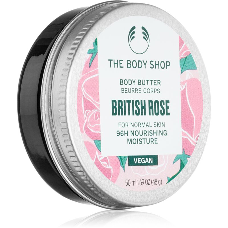 The Body Shop British Rose Body Butter unt pentru corp cu efect de nutritiv 50 ml