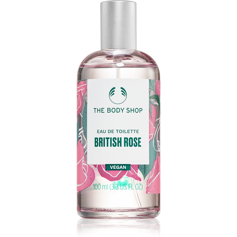 The Body Shop British Rose EDT Eau de Toilette cu arome florale pentru femei 100 ml