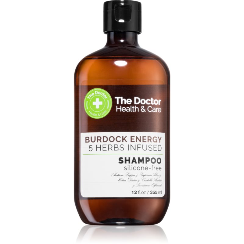 The Doctor Burdock Energy 5 Herbs Infused șampon pentru toate tipurile de păr 355 ml