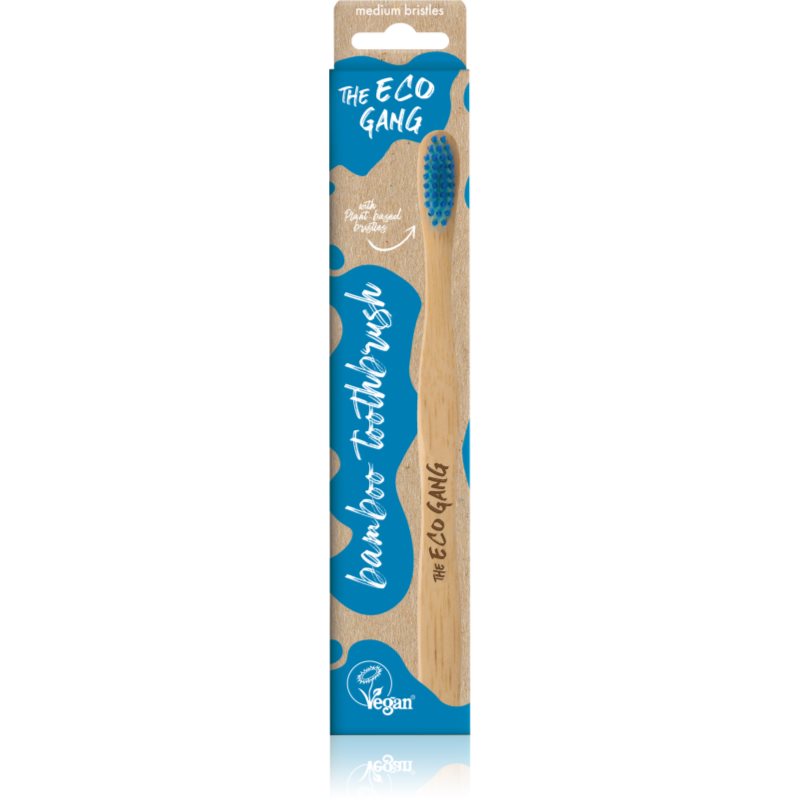 The Eco Gang Bamboo Toothbrush medium perie de dinti mediu 1 ks 1 buc