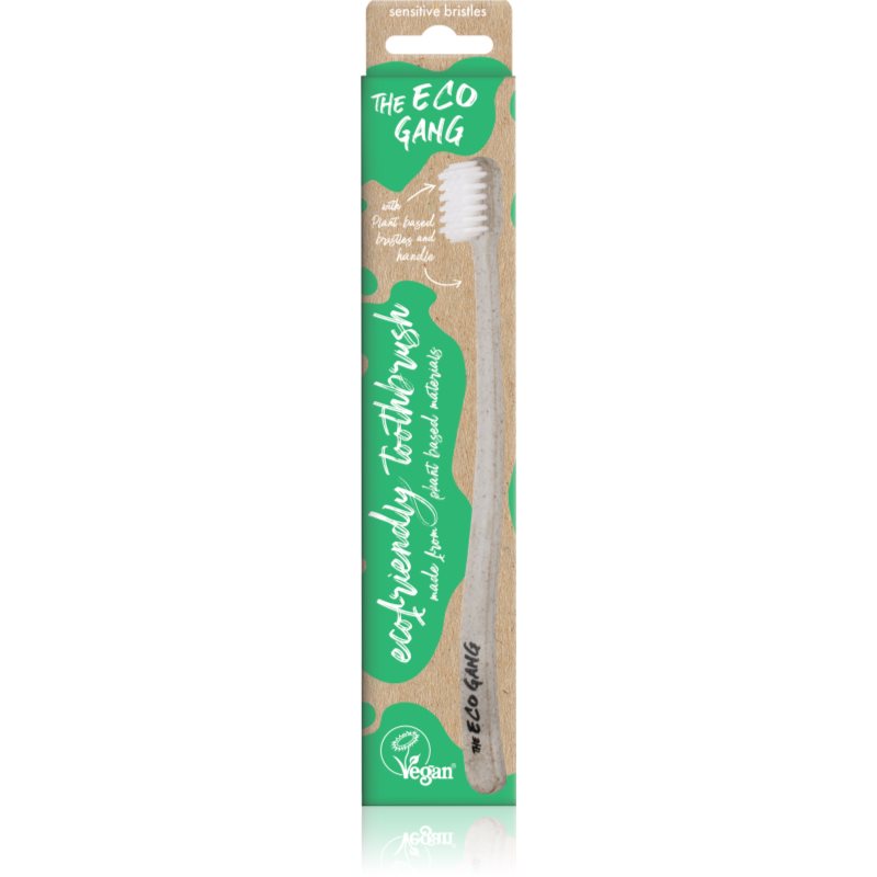 The Eco Gang Bamboo Toothbrush sensitive perie de dinti
