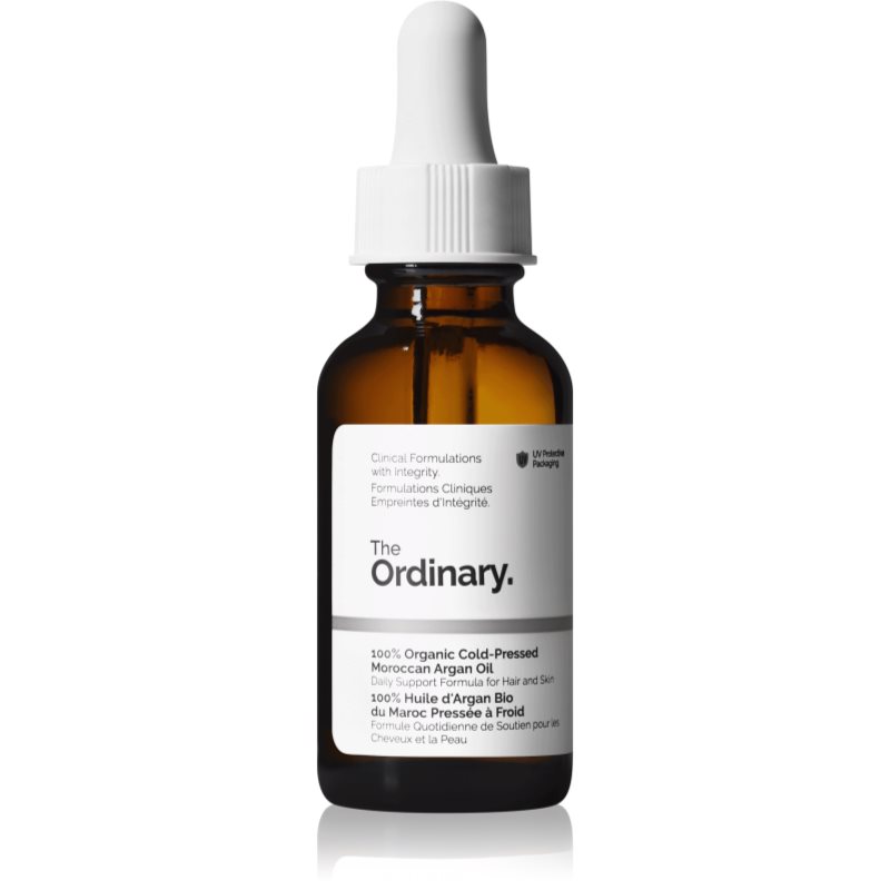 The Ordinary 100% Organic Cold Pressed Moroccan Argan Oil ulei de argan 100% 30 ml