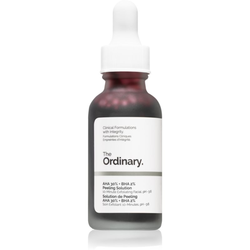 The Ordinary AHA 30% + BHA 2% Peeling Solution solutie cu efect exfoliant 30 ml