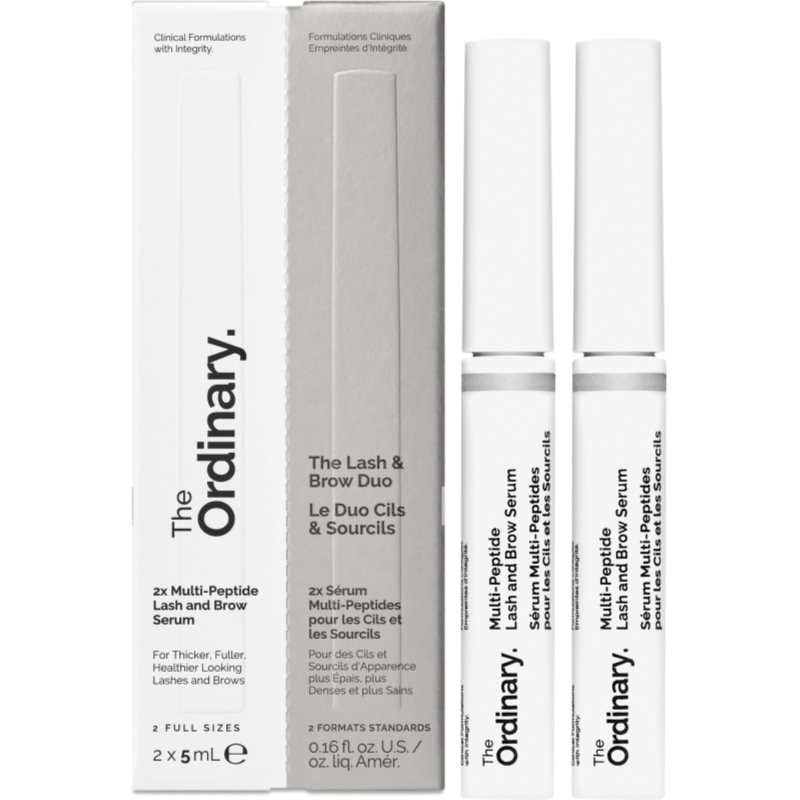 The Ordinary The Lash & Brow Duo Set set cadou (pentru gene și sprâncene)