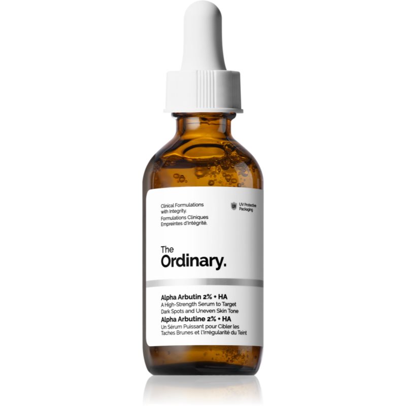 The Ordinary Alpha Arbutin 2% + HA ser facial cu efect iluminator cu acid hialuronic 60 ml