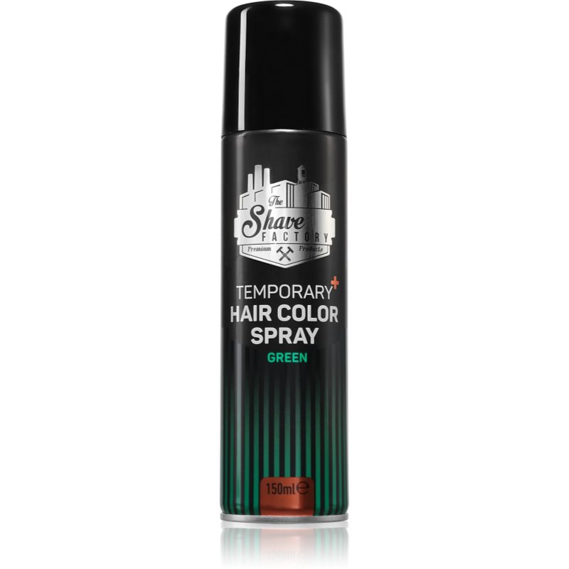 The Shave Factory Temporary Hair Color Spray spray pentru păr culoare Green 150 ml