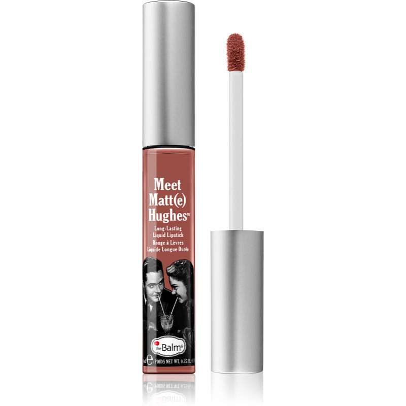 theBalm Meet Matt(e) Hughes Long Lasting Liquid Lipstick Ruj de buze lichid, de lunga durata culoare Committed 7.4 ml