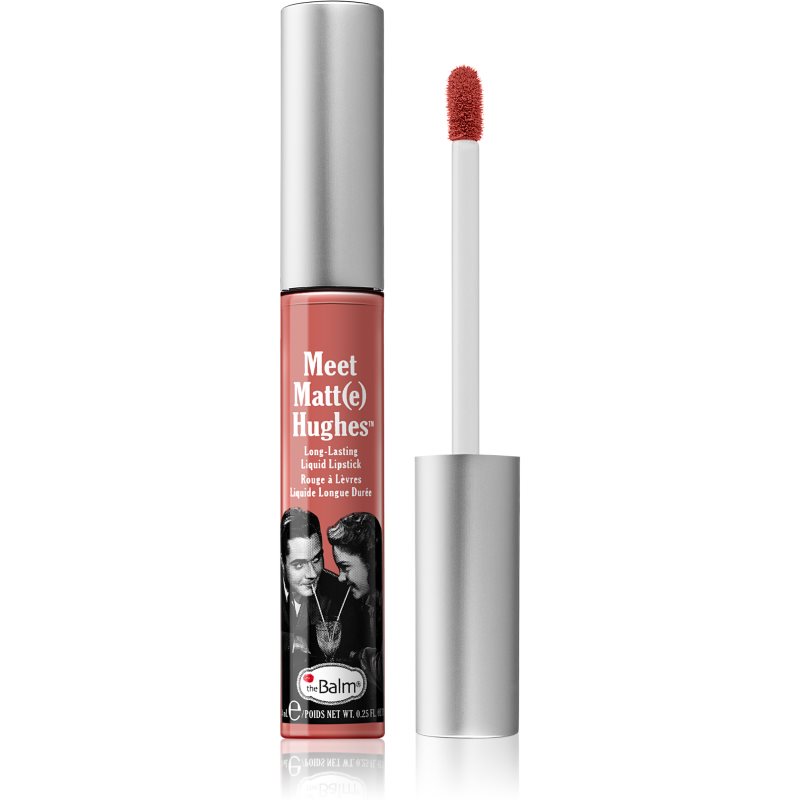 theBalm Meet Matt(e) Hughes Long Lasting Liquid Lipstick Ruj de buze lichid, de lunga durata culoare Doting 7.4 ml