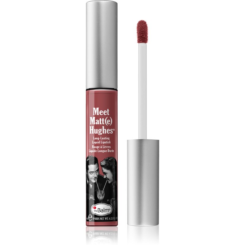 theBalm Meet Matt(e) Hughes Long Lasting Liquid Lipstick Ruj de buze lichid, de lunga durata culoare Sincere 7.4 ml