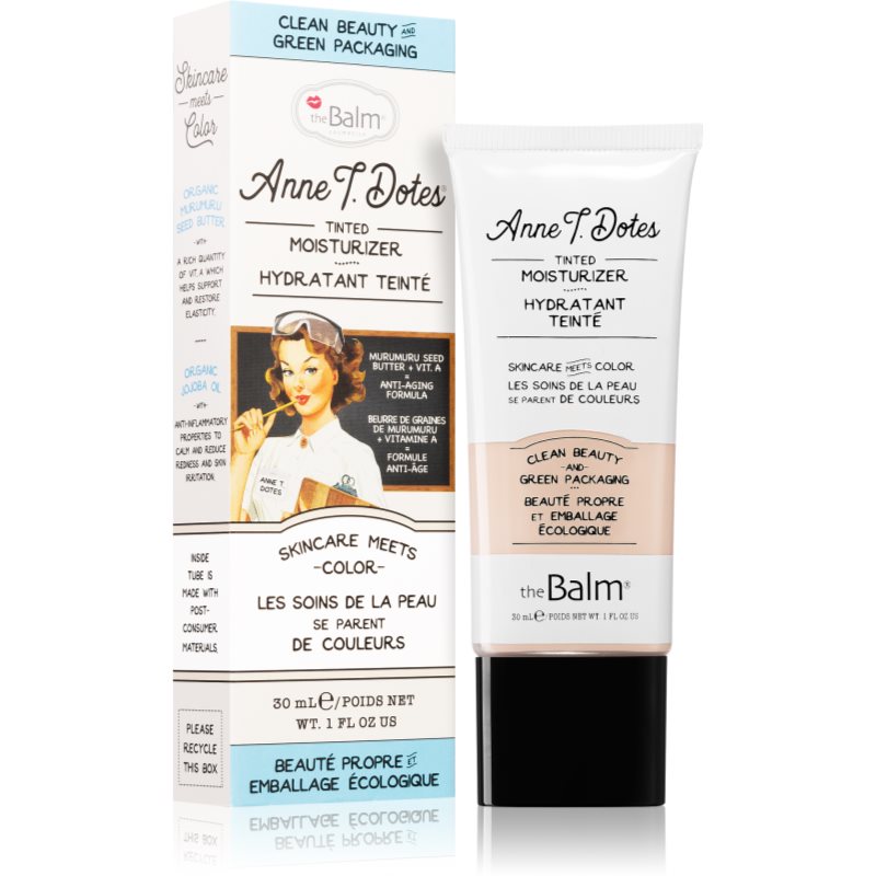 theBalm Anne T. Dotes® Tinted Moisturizer crema hidratanta si tonifianta culoare #10 Very Fair For Cool Tones 30 ml