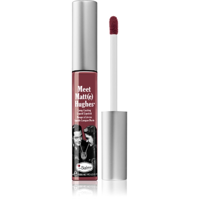 theBalm Meet Matt(e) Hughes Long Lasting Liquid Lipstick Ruj de buze lichid, de lunga durata culoare Confident 7.4 ml