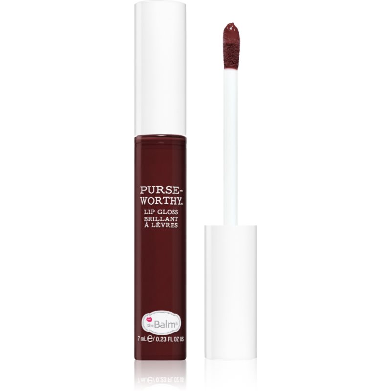 theBalm Purseworthy lip gloss hidratant unt de shea culoare Satchel 7 ml