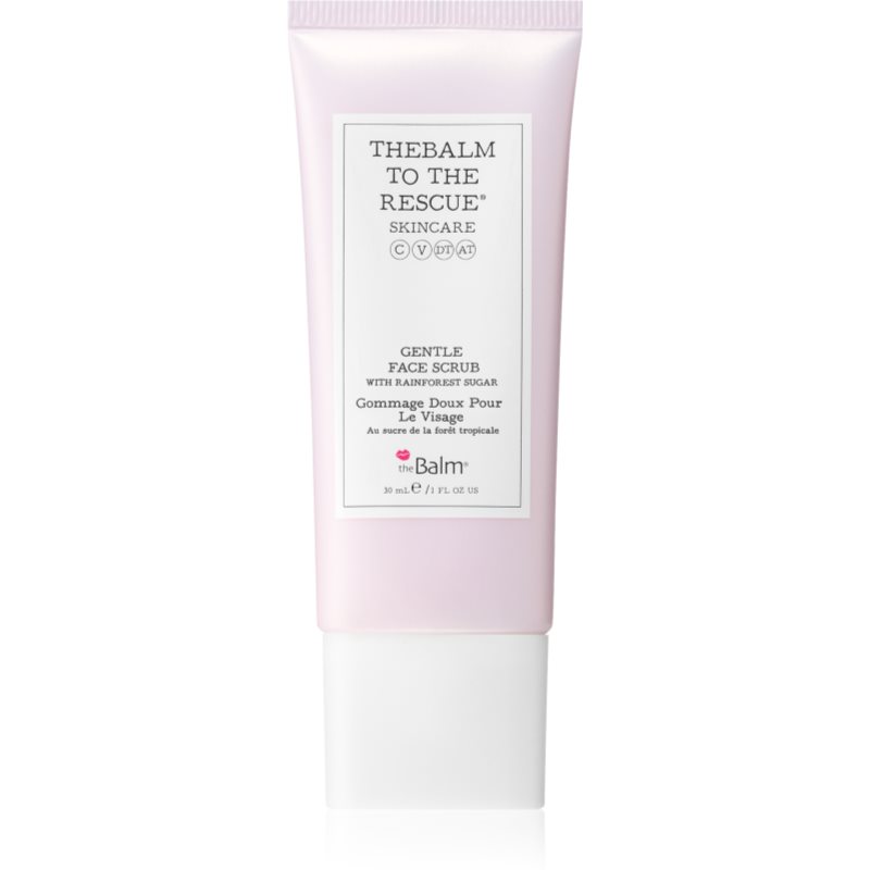 theBalm To The Rescue® Gentle Face Scrub curatare usoara dupa exfoliere faciale 30 ml