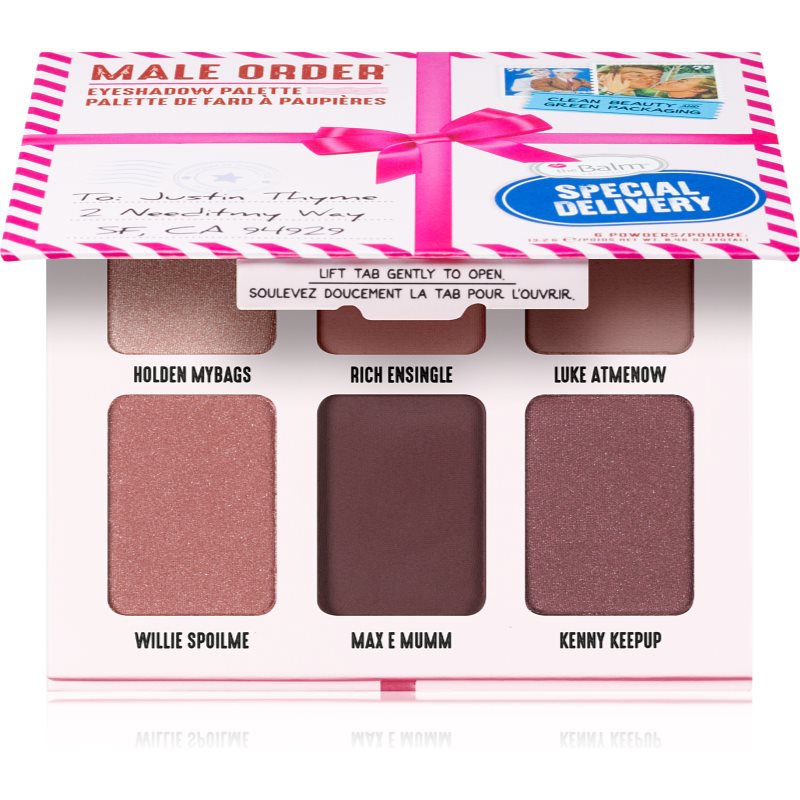 theBalm Male Order® Special Delivery paletă cu farduri de ochi 13,2 g