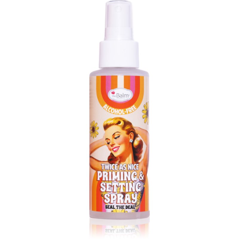 theBalm Twice as Nice Priming & Setting Spray fixator make-up 100 ml