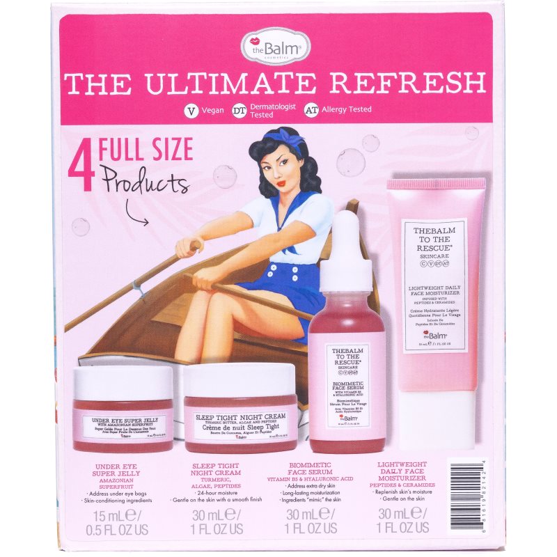 theBalm To The Rescue® Skincare Collection set cadou pentru o piele mai luminoasa