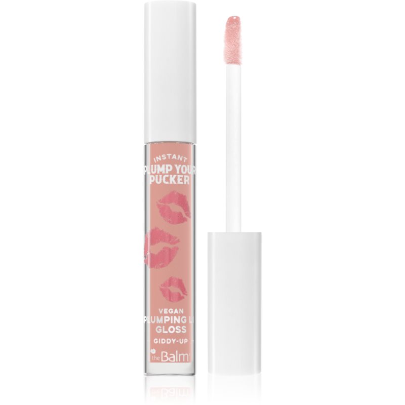 theBalm Plump Your Pucker Lip Gloss luciu de buze pentru un volum suplimentar culoare Giddy-Up 2.7 ml