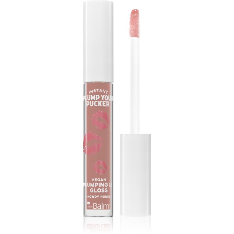 theBalm Plump Your Pucker Lip Gloss luciu de buze pentru un volum suplimentar culoare Howdy Honey 2.7 ml