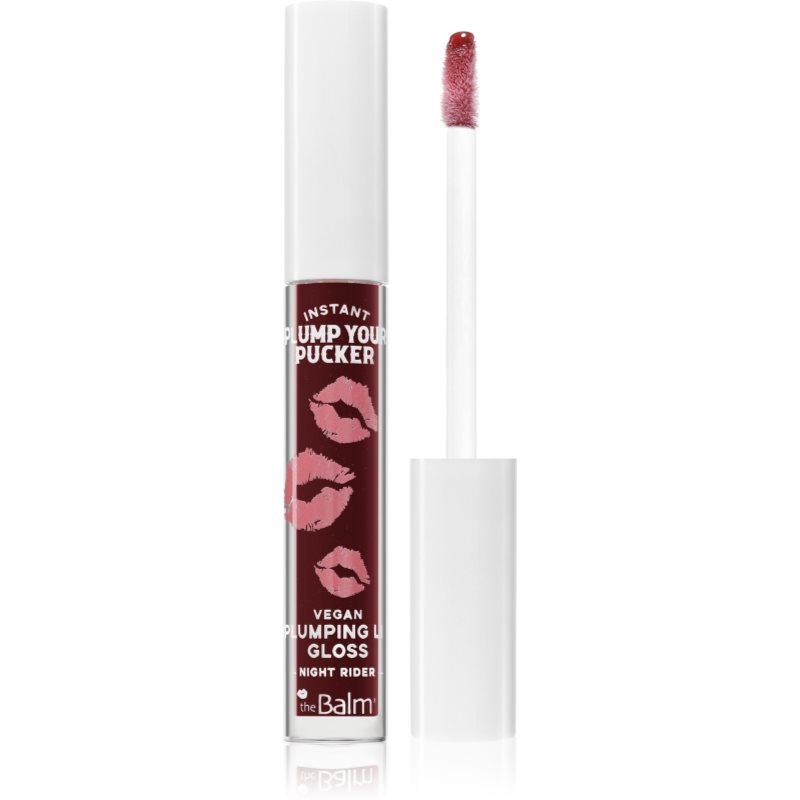 theBalm Plump Your Pucker Lip Gloss luciu de buze pentru un volum suplimentar culoare Night Rider 2.7 ml