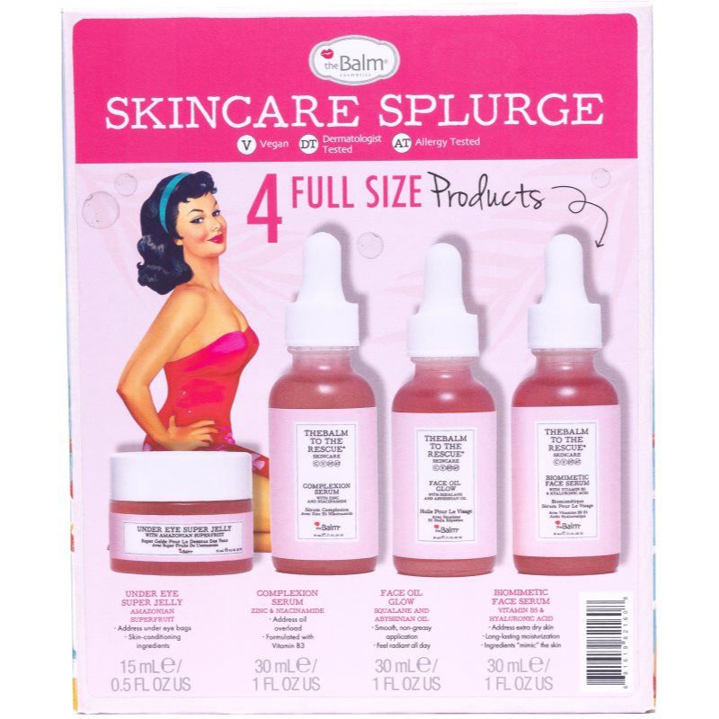 theBalm To The Rescue® Skincare Collection set cadou pentru o piele perfecta