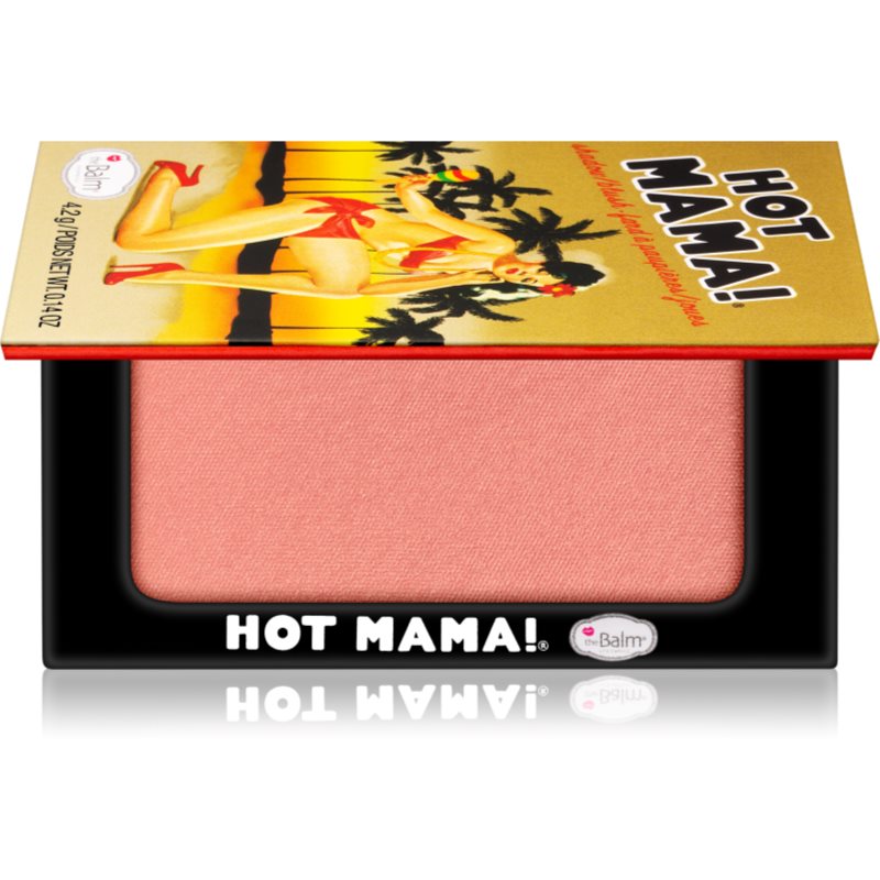 theBalm Mama® Hot fard de obraz si fard de pleoape intr-unul singur culoare Beautiful Peachy Pink 4.2 g