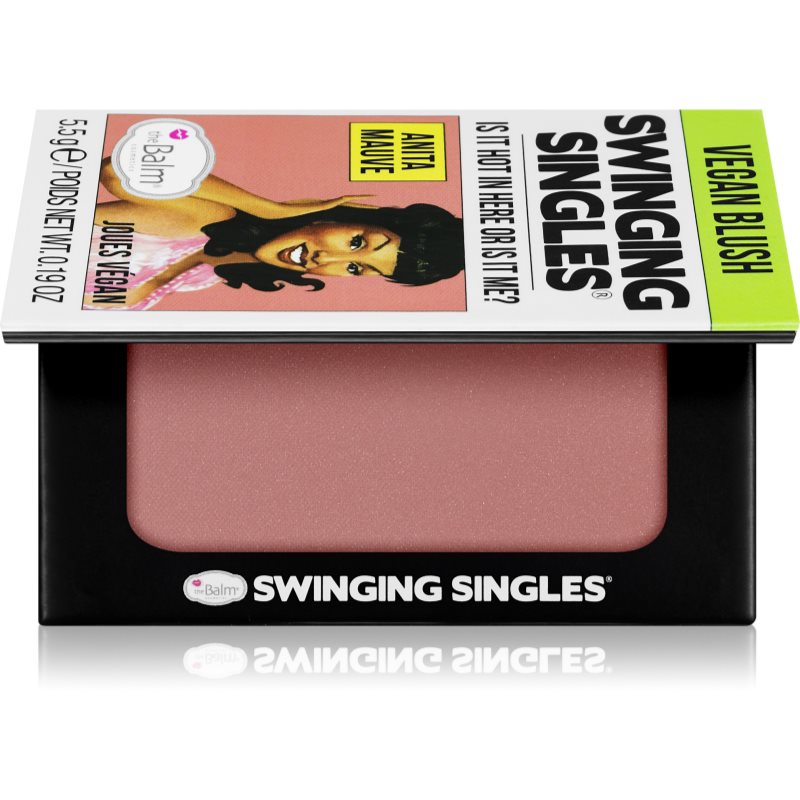 theBalm Swinging Singles Blush fard de obraz compact culoare Anita Mauve 5.5 g