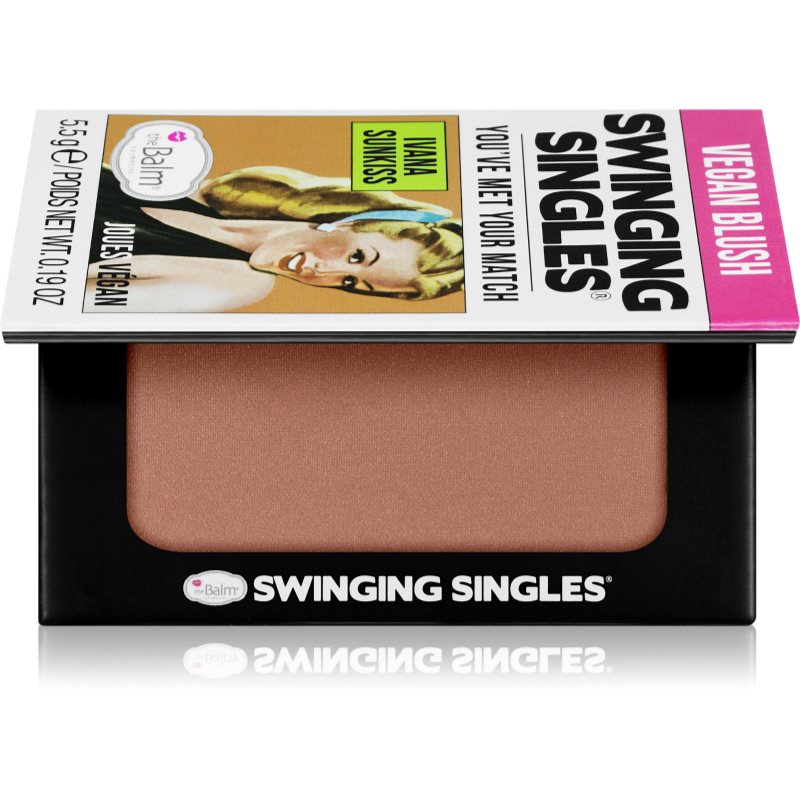 theBalm Swinging Singles Blush fard de obraz compact culoare Ivana Sunkiss 5.5 g