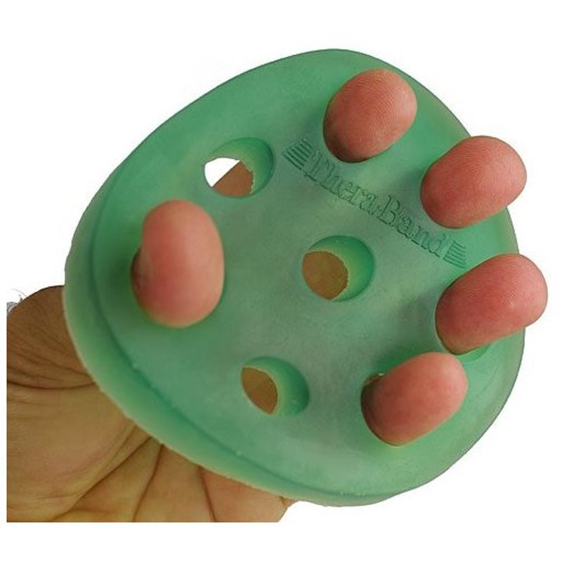 Thera-Band Hand Xtrainer flexor pentru mâini rezistență Medium (Green Colour) 1 buc