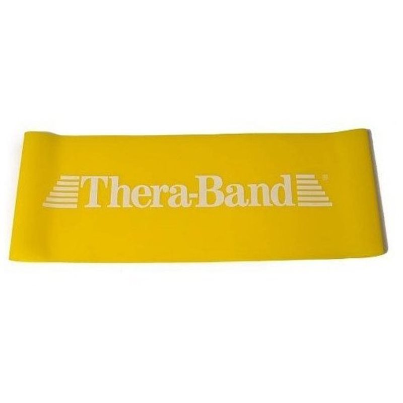 Thera-Band Loop 7,6 x 30,5 cm bandă elastică pentru antrenament rezistență 1,4 kg (Light) 1 buc