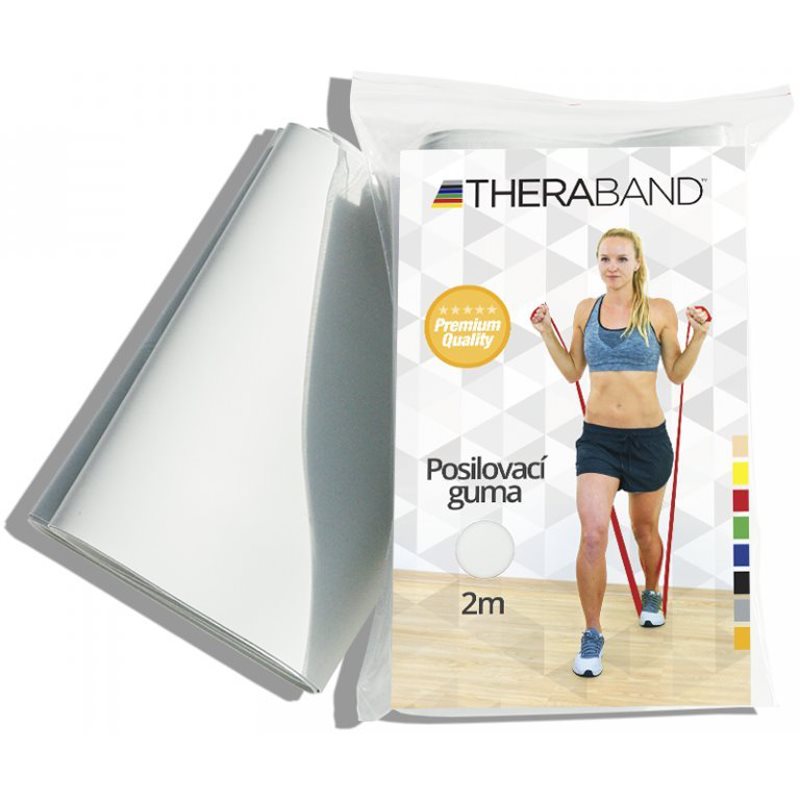 Thera-Band Resistance Bands 2 m elastic pentru exerciții de rezistență rezistență 4,6 kg (Super Heavy) 1 buc