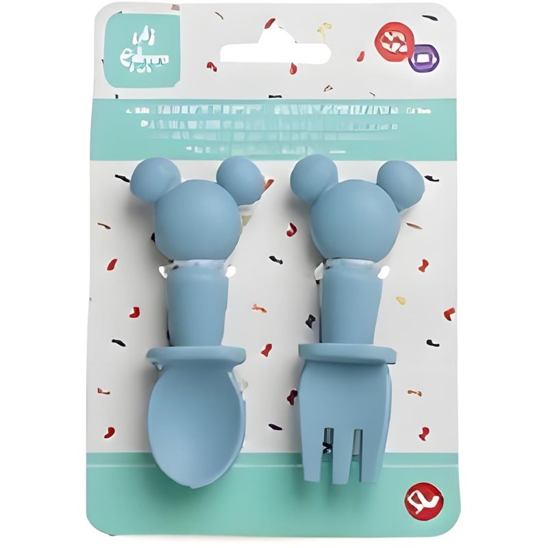 Thermobaby Silicone Cutlery tacâmuri Mickey 2 buc