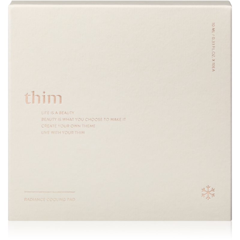 thim Radiance Cooling Pad dischete de tonifiere cu efect racoritor 10 buc
