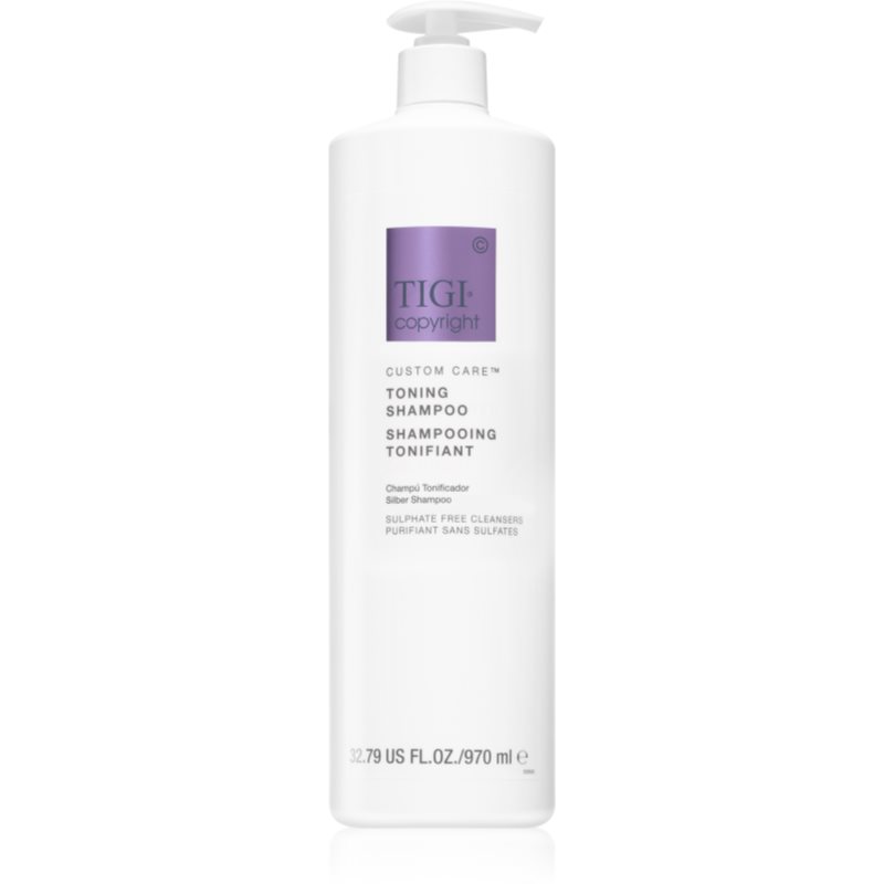 TIGI Copyright Toning sampon violet pentru parul blond cu suvite 970 ml