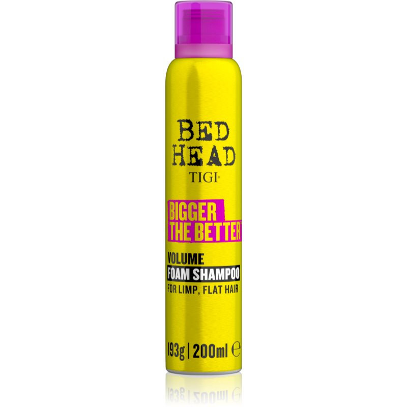 TIGI Bed Head Bigger the Better sampon spuma pentru păr cu volum 200 ml