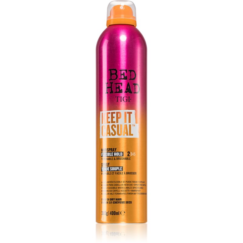 TIGI Bed Head Keep it casual fixativ pentru păr, cu fixare ușoară 400 ml