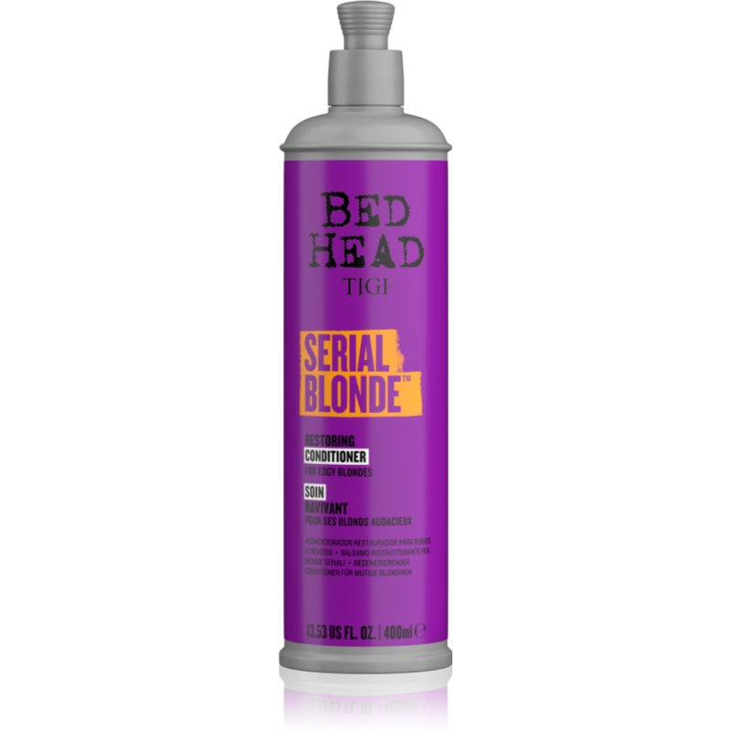 TIGI Bed Head Serial Blonde balsam pentru regenerare pentru parul blond cu suvite 400 ml