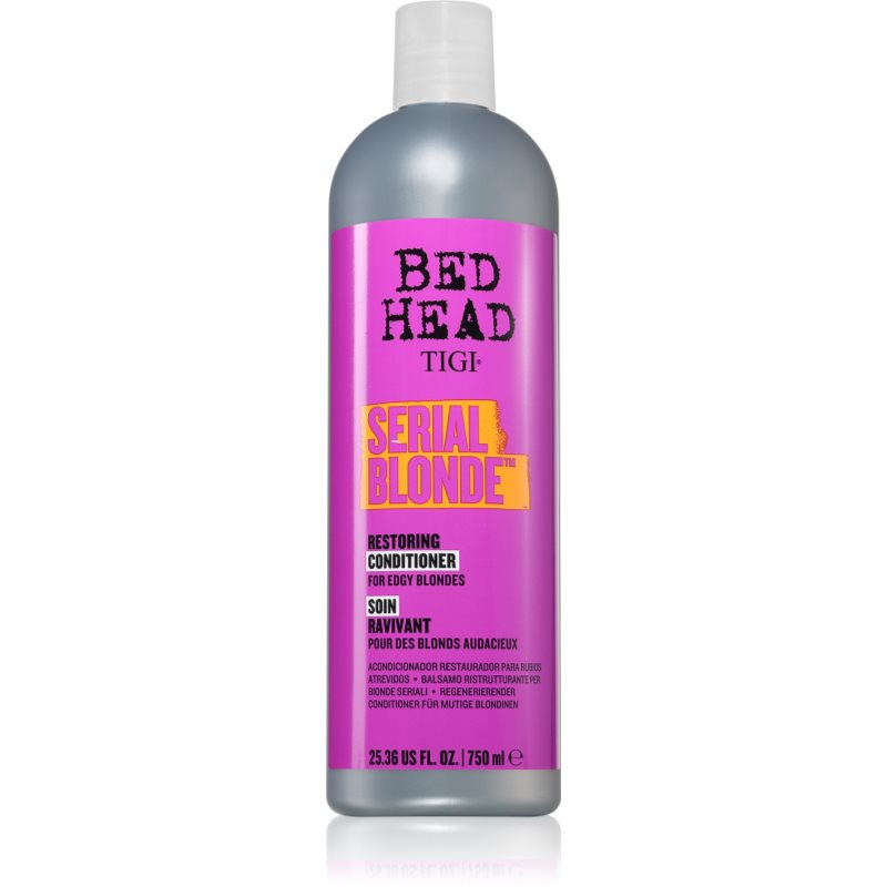 TIGI Bed Head Serial Blonde balsam pentru regenerare pentru parul blond cu suvite 750 ml