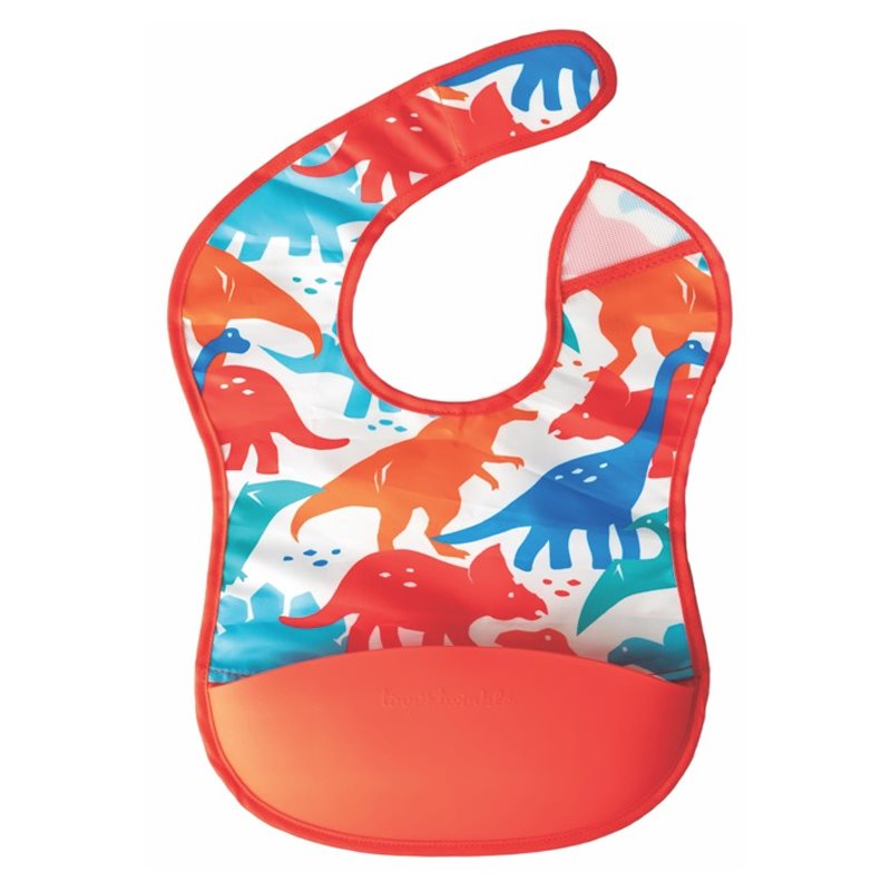 Tiny Twinkle Bib Red Dino bavețică 1 buc