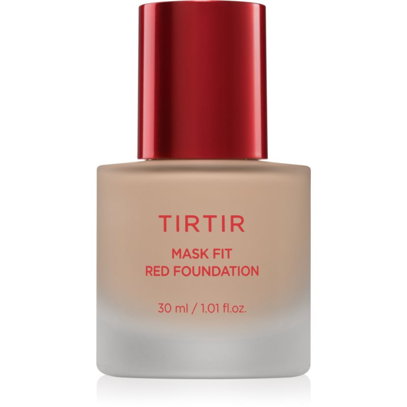 TIRTIR Mask Fit Red Foundation fond de ten lichid iluminator cu efect de hidratare culoare 22N Shell Beige 30 ml