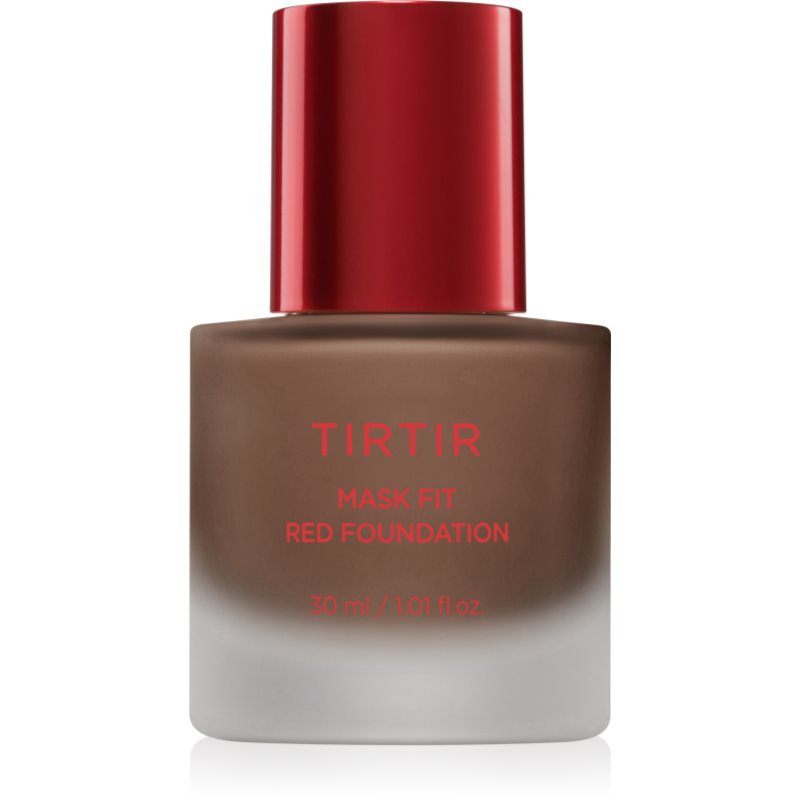 TIRTIR Mask Fit Red Foundation fond de ten lichid iluminator cu efect de hidratare culoare 43N Deep Cocoa 30 ml