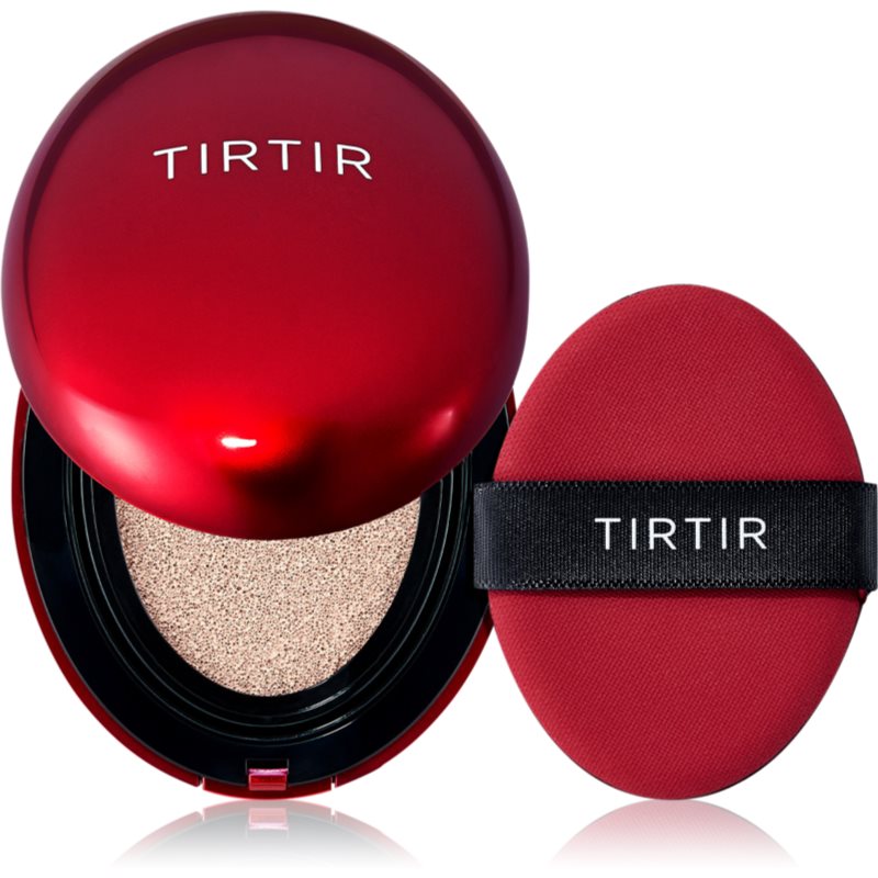 TIRTIR Mask Fit Red Cushion burete cu machiaj de lungă durată cu o protectie UV ridicata culoare 15C Fair Porcelain 18 g