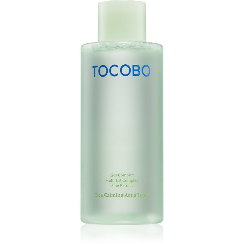 TOCOBO Cica Calming Aqua Toner tonic hidratant pentru fortificarea barierei cutanate 200 ml