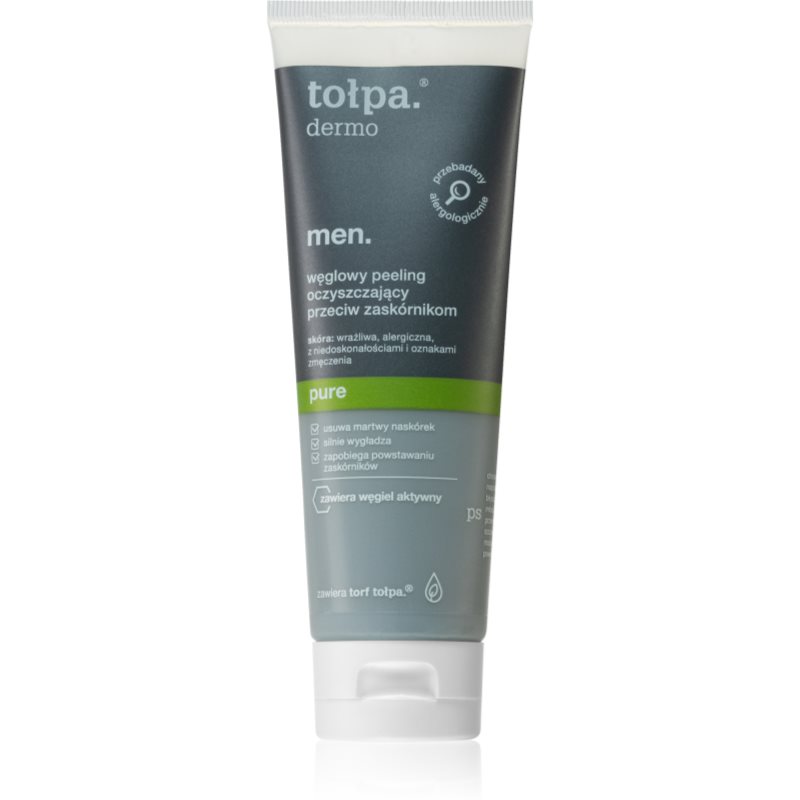 Tołpa Dermo Men Pure exfoliant de curățare impotriva punctelor negre 100 ml