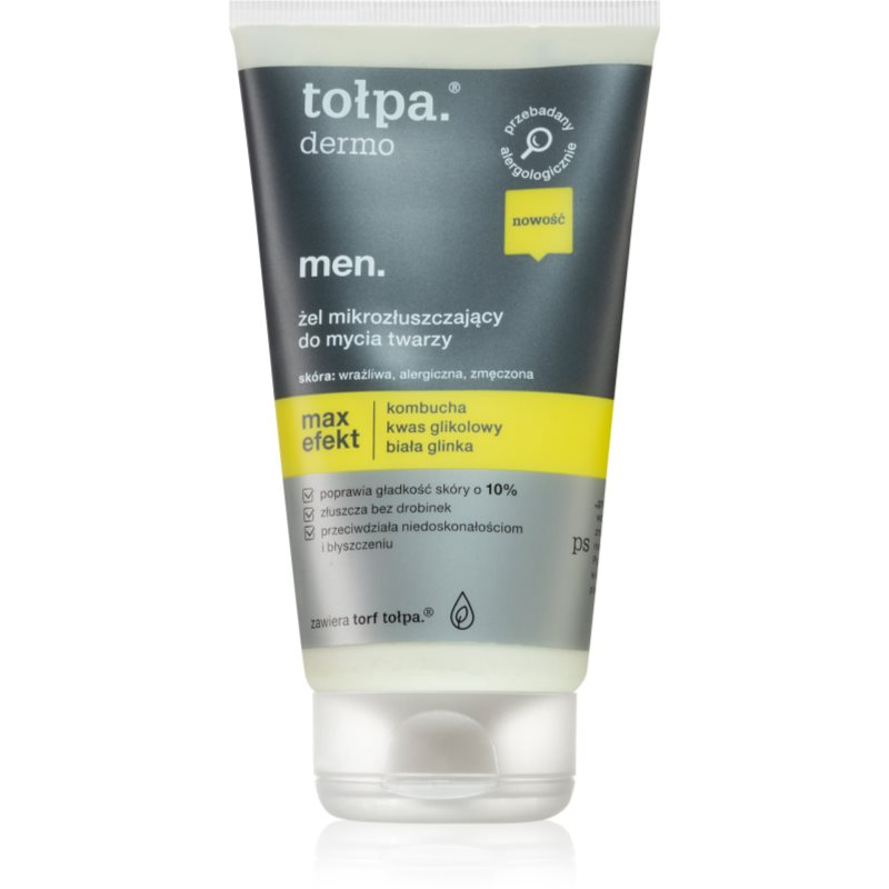 Tołpa Dermo Men Max Effect gel exfoliant de curatare pentru barbati 150 ml