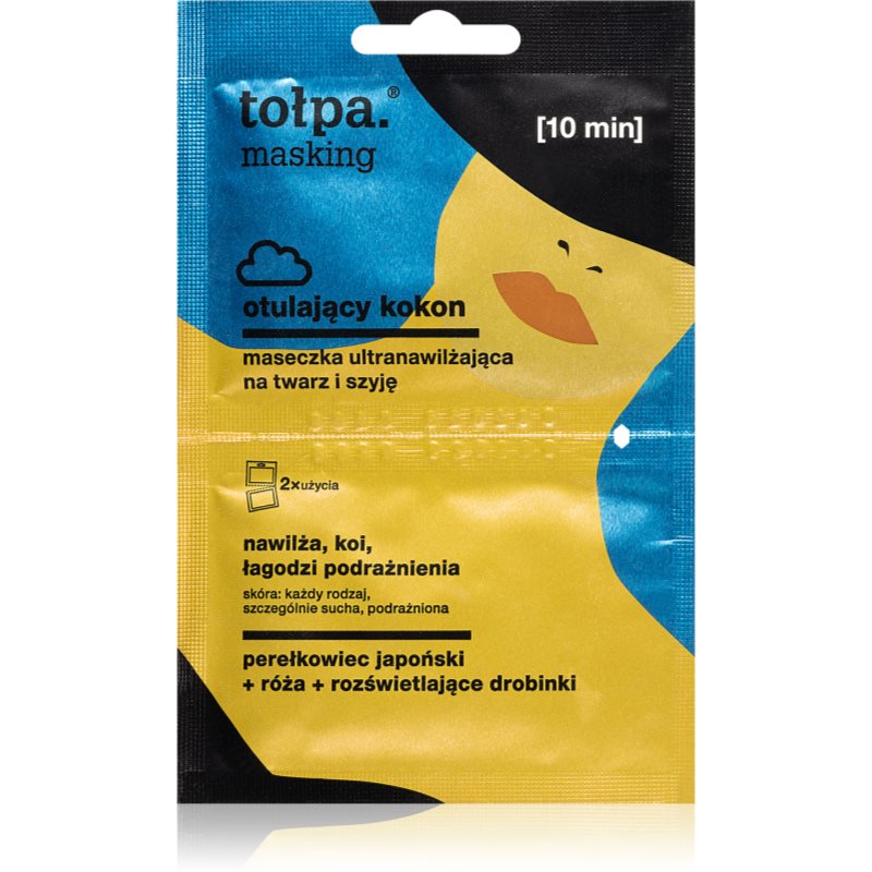 Tołpa Masking masca de hidratare profundă pentru față și gât 2x5 ml