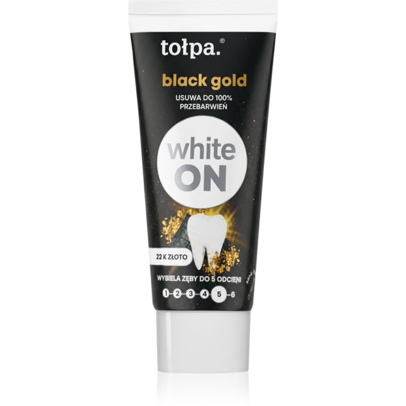 Tołpa On White Black Gold pasta de dinti pentru albire 20 ml