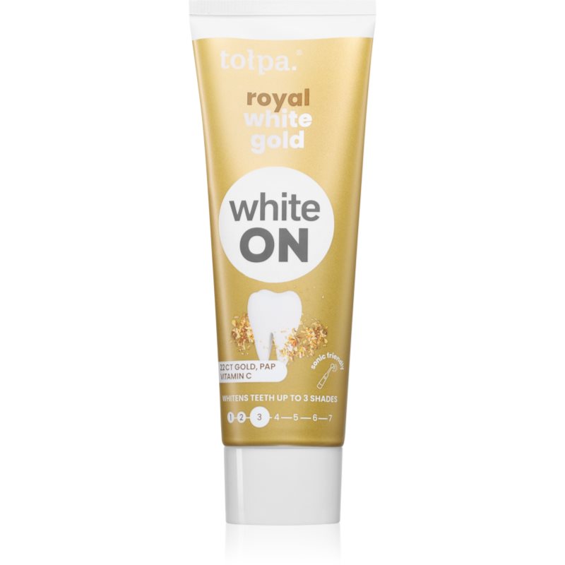 Tołpa On White Royal White Gold pasta de dinti pentru albire 75 ml