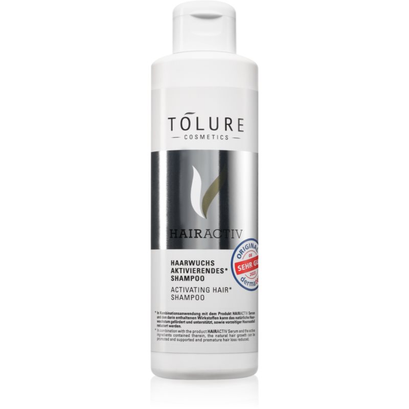 Tolure Cosmetics HairActiv Activating Shampoo sampon de activare pentru întărirea și creșterea părului 200 ml