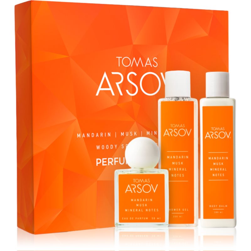 Tomas Arsov Mandarin Musk Mineral Notes set cadou unisex 3 buc